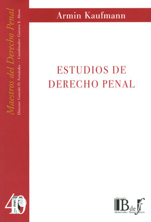 ESTUDIOS DE DERECHO PENAL - 1.ª ED. 2013, 1.ª REIMP. 2022