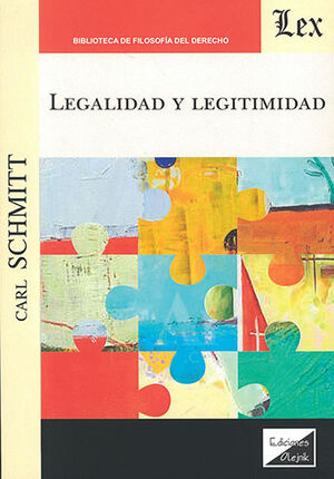 LEGALIDAD Y LEGITIMIDAD - 1.ª ED. 2022