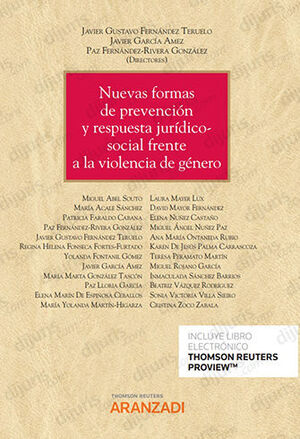 [9788413907154] NUEVAS FORMAS DE PREVENCIÓN Y RESPUESTA JURÍDICO-SOCIAL FRENTE A LA VIOLENCIA DE GÉNERO - 1.ª ED. 2022