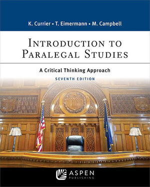 [9781543808902] INTRODUCTION TO PARALEGAL STUDIES - 7.ª ED. 2021