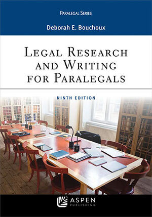 [9781543801637] LEGAL RESEARCH AND WRITING FOR PARALEGALS - 1.ª ED. 9