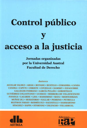 [9789877061284] CONTROL PÚBLICO Y ACCESO A LA JUSTICIA (2 TOMOS) - 1.ª ED. 2016