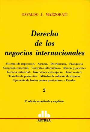 [9789505086078] DERECHO DE LOS NEGOCIOS INTERNACIONALES 2 TOMOS