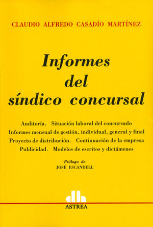 [9789505089376] INFORMES DEL SINDICO CONCURSAL
