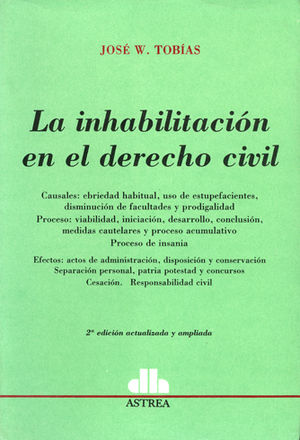 [9789709546828] INHABILITACIÓN EN EL DERECHO CIVIL