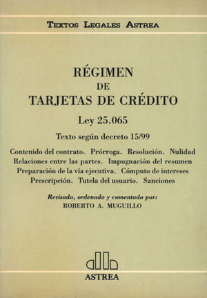 [9789505085224] REGIMEN DE TARJETAS DE CREDITO