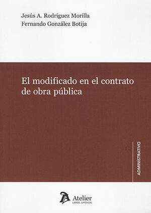 [9788418244452] MODIFICADO EN EL CONTRATO DE OBRA PÚBLICA, EL