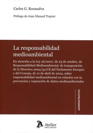 [9788416652914] RESPONSABILIDAD MEDIOAMBIENTAL, LA