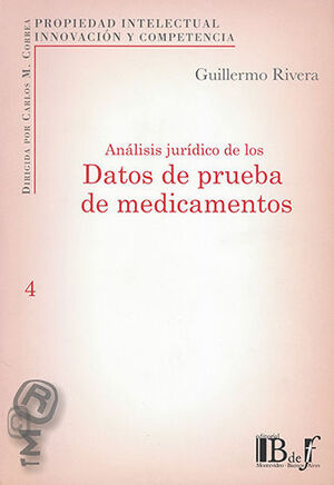 [9789974676619] ANÁLISIS JURÍDICO DE LOS DATOS DE PRUEBA DE MEDICAMENTOS