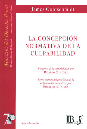 [9789974578197] CONCEPCIÓN NORMATIVA DE LA CULPABILIDAD, LA  - 2.ª ED. 2007