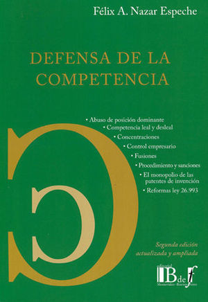 [9789974708853] DEFENSA DE LA COMPETENCIA - 2.ª ED. 2016
