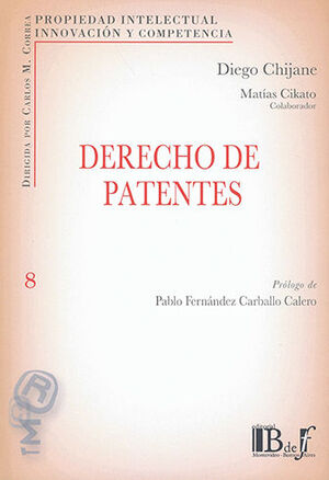 [9789915650265] DERECHO DE PATENTES - 1.ª ED. 2021