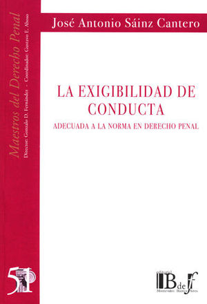 [9789974745490] EXIGIBILIDAD DE CONDUCTA ADECUADA, LA