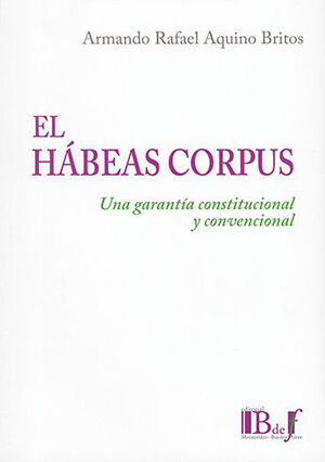 [9789915650609] HÁBEAS CORPUS, EL (PAPEL + E-BOOK) - 1.ª ED. 2022