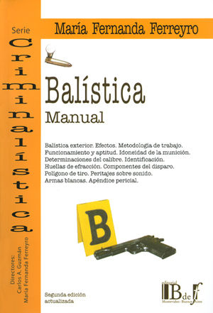 [9789974578937] MANUAL DE BALÍSTICA - 2.ª ED. 2011