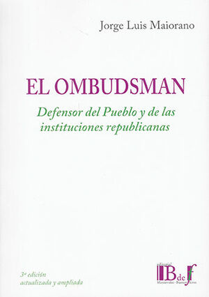 [9789915650494] OMBUDSMAN, EL - 3.ª ED. 2022 ACTUALIZADA Y AMPLIADA