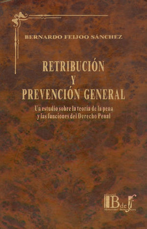 [9789974578814] RETRIBUCIÓN Y PREVENCIÓN GENERAL