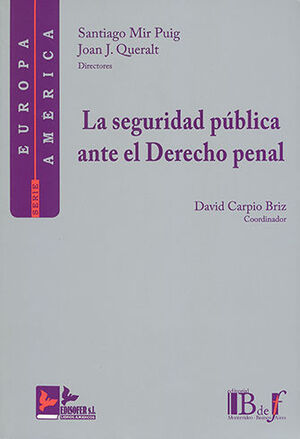 [9789974676510] SEGURIDAD PÚBLICA ANTE EL DERECHO PENAL, LA