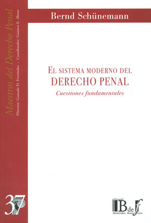 [9789974676855] SISTEMA MODERNO DEL DERECHO PENAL, EL - 2.ª ED. 2012