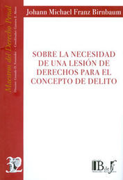 [9789974676381] SOBRE LA NECESIDAD DE UNA LESIÓN DE DERECHOS PARA EL CONCEPTO DE DELITO- 1.ª ED. 2010, REIMP. 2023