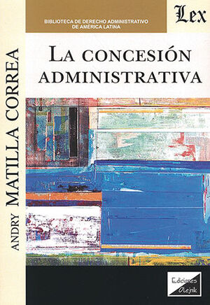 [9789563929690] CONCESIÓN ADMINISTRATIVA, LA