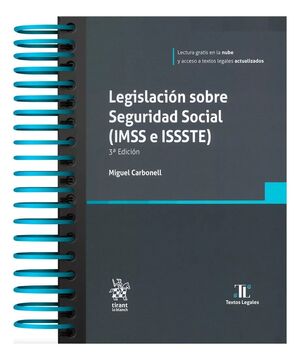 [9788410951280] LEGISLACIÓN SOBRE SEGURIDAD SOCIAL (IMSS E ISSSTE) - 3.ª ED. 2025 (CON ANILLAS Y PASTA DURA)