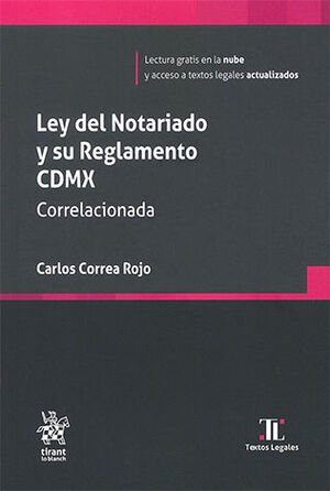 [9788410954809] LEY DEL NOTARIADO Y SU REGLAMENTO CDMX. CORRELACIONADA - 1.ª ED. 2025 (BOLSILLO)