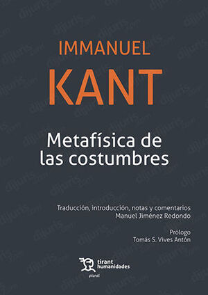 [9788418970092] METAFÍSICA DE LAS COSTUMBRES