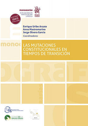 [9788413784489] MUTACIONES CONSTITUCIONALES EN TIEMPOS DE TRANSICIÓN, LAS