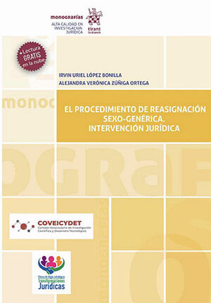 [9788413784106] PROCEDIMIENTO DE REASIGNACIÓN SEXO-GENÉRICA. INTERVENCIÓN JURÍDICA