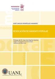 [9788413136462] REVOCACIÓN DE MANDATO POPULAR
